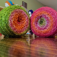 Fox Sock Gradient Cakes