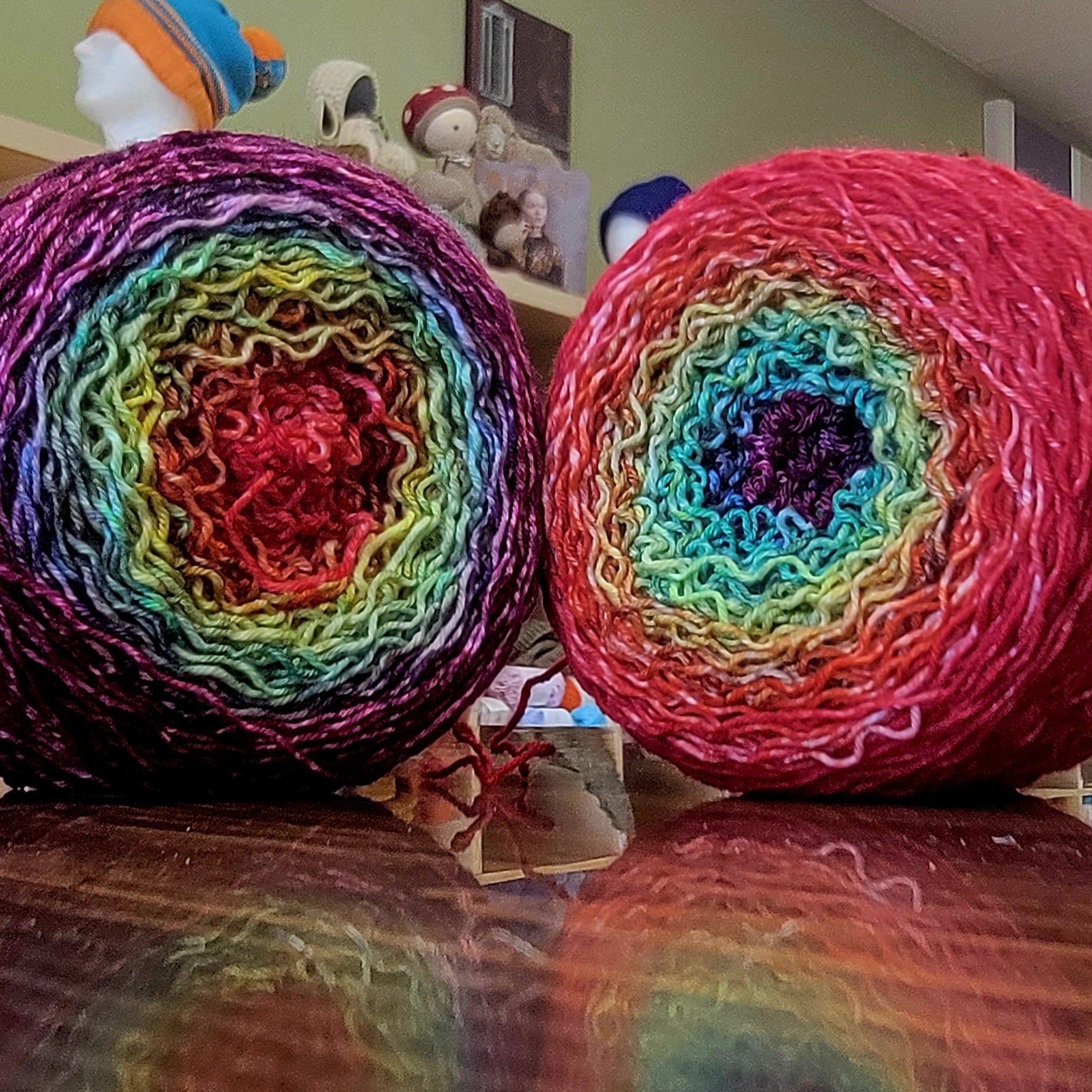 Fox Sock Gradient Cakes